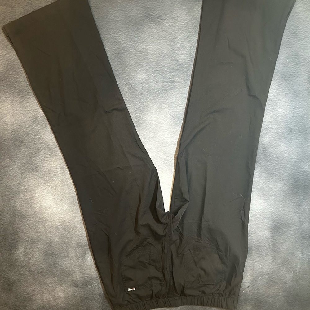 Grey's Anatomy Black Drawstring Scrubs Pants - Picture 5 of 6